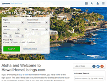Tablet Screenshot of hawaiihomelistings.com